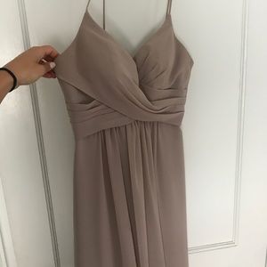 Worn once dusty rose bridesmaid gown